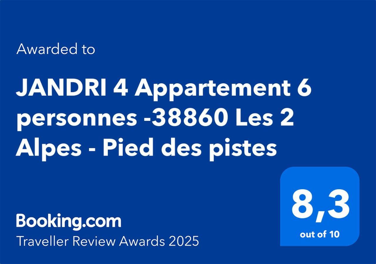 Jandri 4 Appartement 6 Personnes -38860 Les 2 Alpes - Pied Des Pistes Les Deux Alpes Exteriör bild